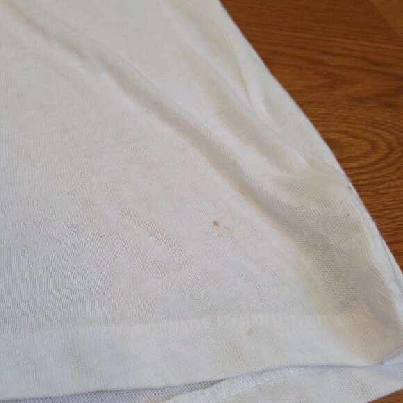 The Holdovers Movie Retro Ringer T-shirt Men’s XL ‘Entre Nous’ White Red Tee - Picture 6 of 12